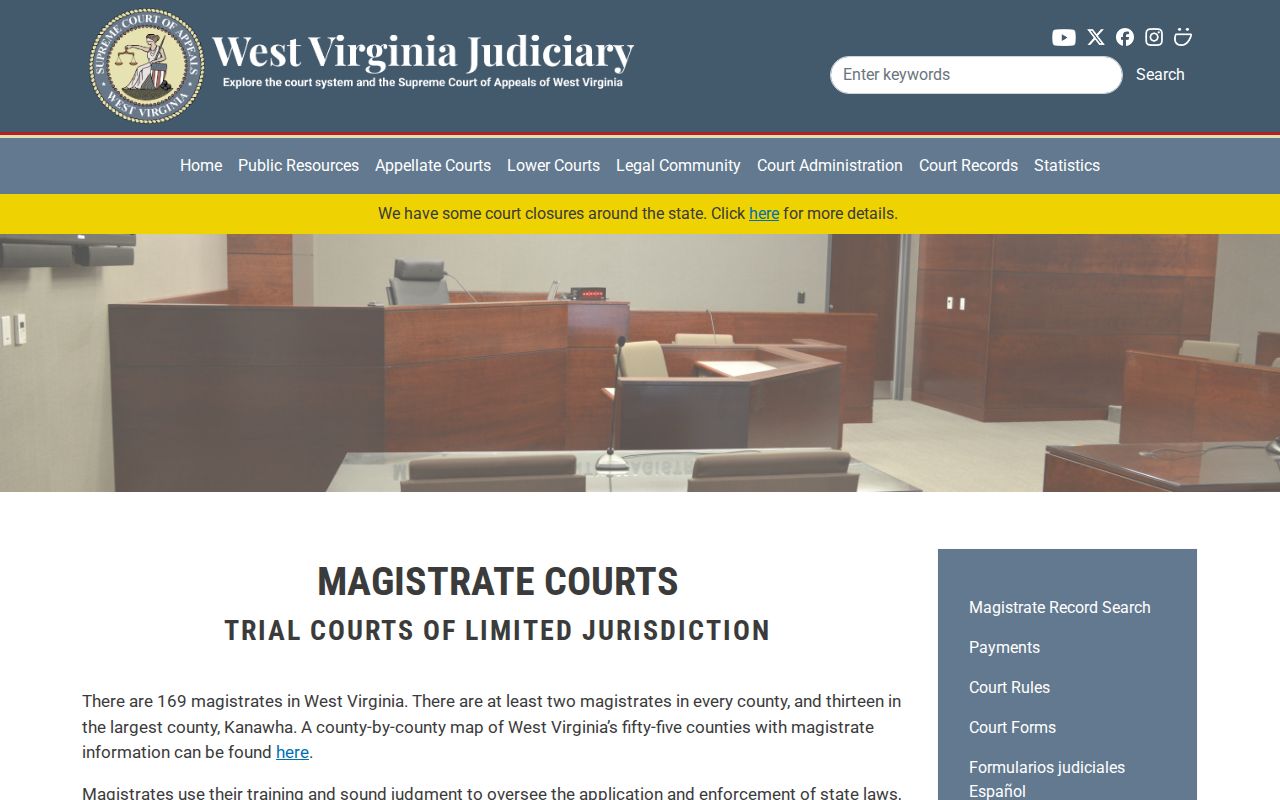 Roane County court case lookup and magistrate criminal jurisdiction