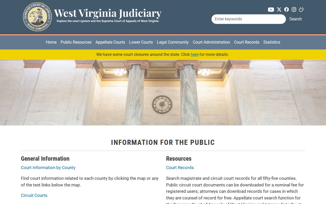 Roane County court record hub for criminal case lookup choices